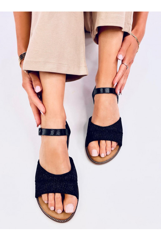 Moteriški sandalai/basutės MOLLIES BLACK