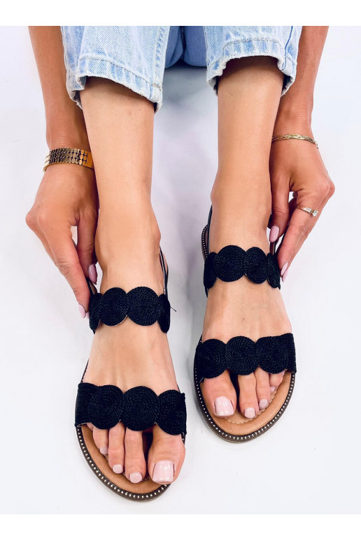 Moteriški sandalai/basutės RAULET BLACK