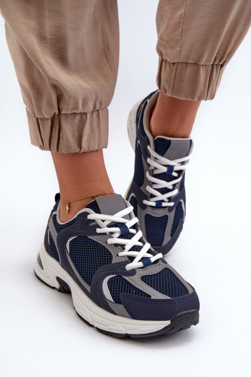 sportiniai bateliai Sneakers modelio batai   tamsiai mėlynos spalvos Kildia
