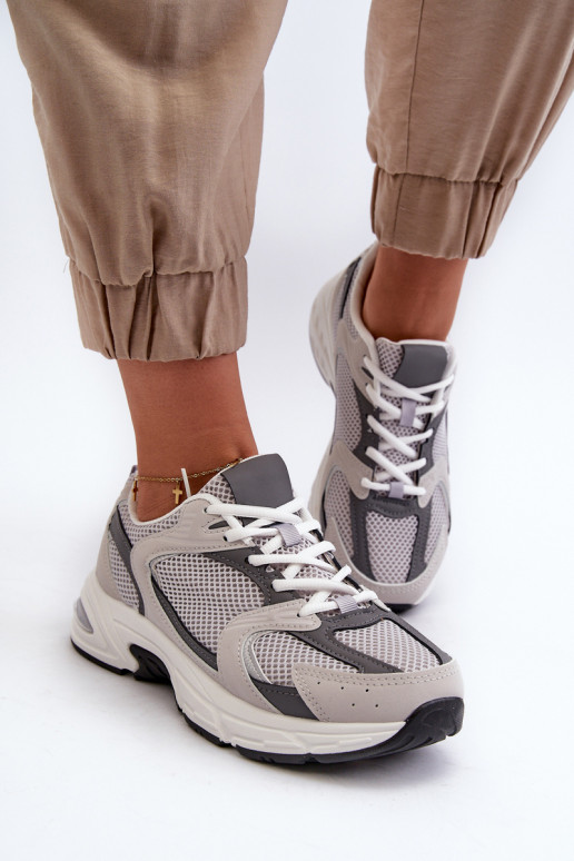 sportiniai bateliai Sneakers modelio batai   pilkos spalvos Kildia
