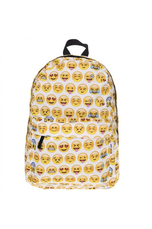 Kuprinė Emoticon baltos spalvos PL26