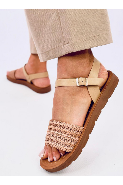 sandalaiĮstylu boho SALINON BEIGE