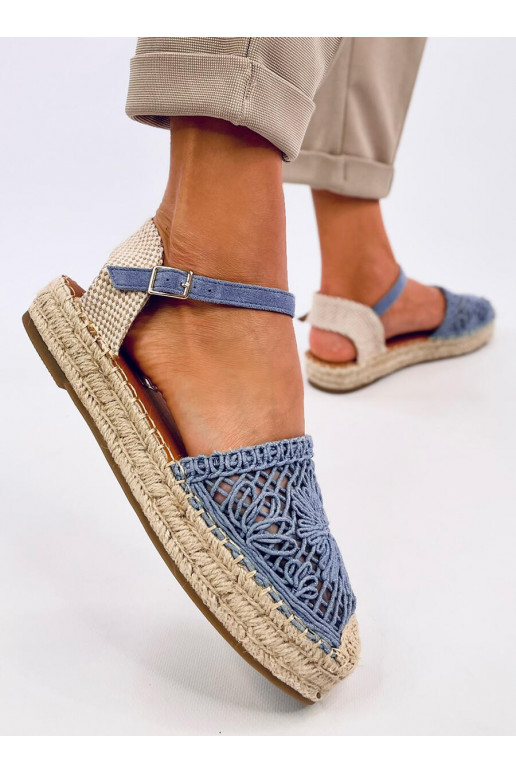 sandalai ažūriniai espadrilės PREMAT DENIM BLUE