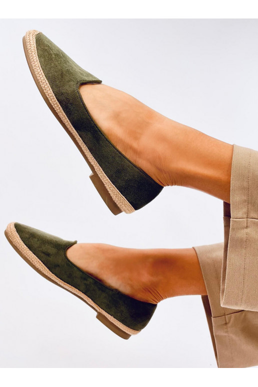 Balerinos espadrilės moterų BALLOT OLIVE