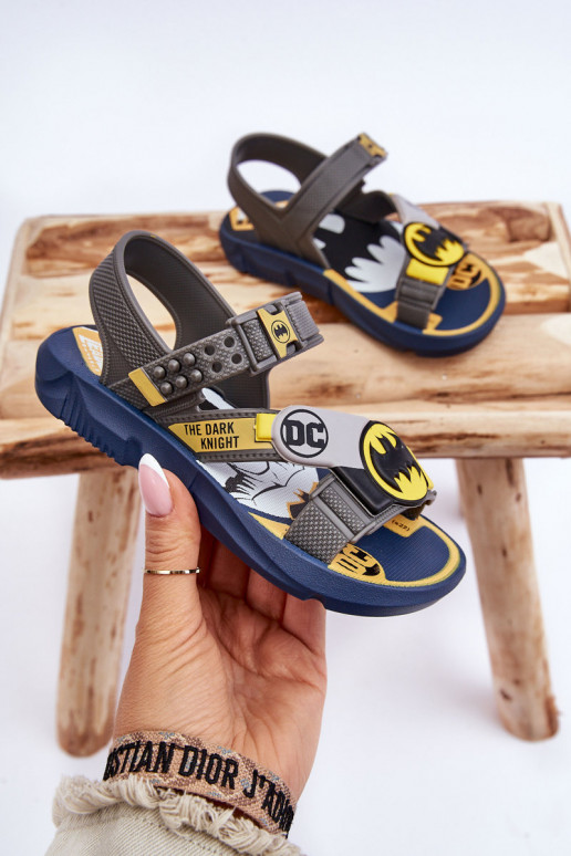 Vaikiškos basutės Batman Grendene Kids JJ385049 pilkos spalvos