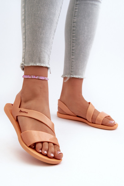 Moteriškos basutės su blizgesiu 82429 Ipanema Vibe Sandal Fem oranžinės spalvos