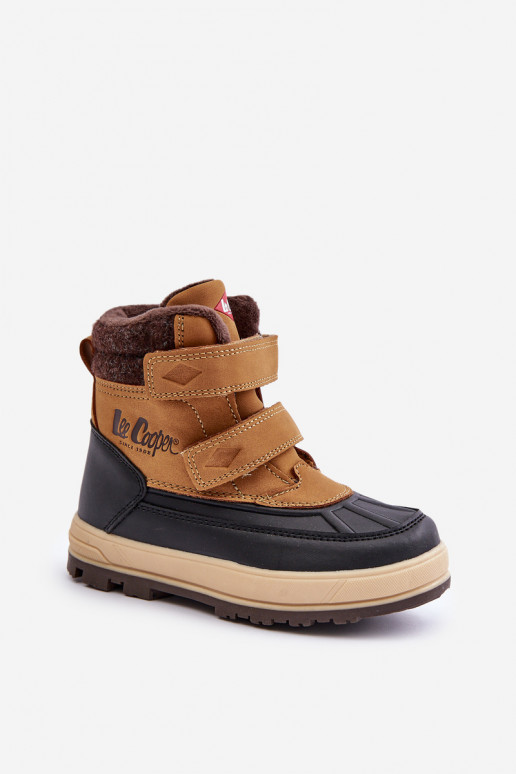 pašiltinti sniego batai berniukų Lee Cooper LCJ-23-01-2059 Camel