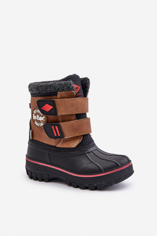 sniego batai Vaikiški su lipniais užsegimais Lee Cooper LCJ-24-44-2864K Camel