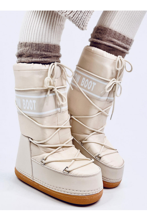 Snow boots aukštas TANGE BEIGE