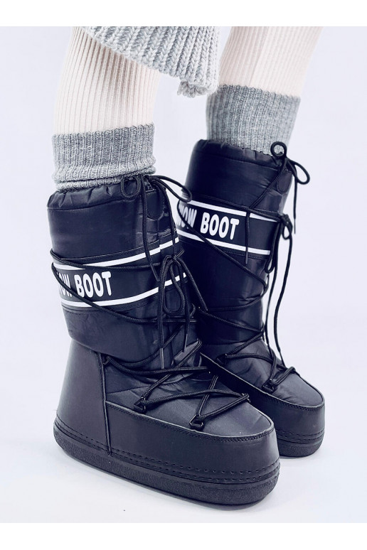 Snow boots aukštas TANGE BLACK