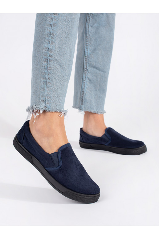 mėlynos spalvos mėlynos spalvos batai užsegimas slip on