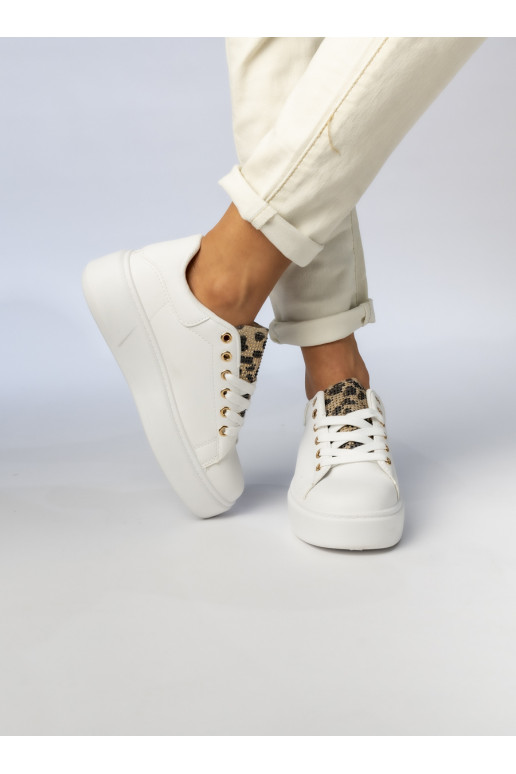 Moteriškos Sneakers modelio batai SAVANNAH WHITE/LEOPARD