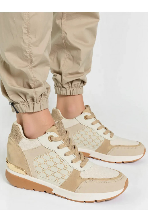 Moteriškos Sneakers modelio batai ASTOR BEIGE