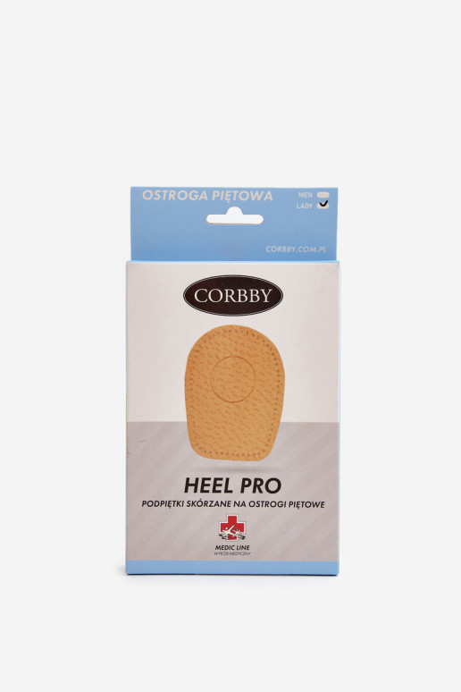 CORBBY HEEL PRO Odiniai kulno kaušeliai