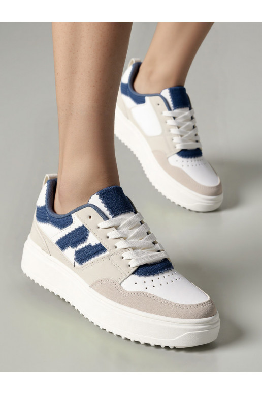 Moteriškos Sneakers modelio batai NORVIN White/Blue