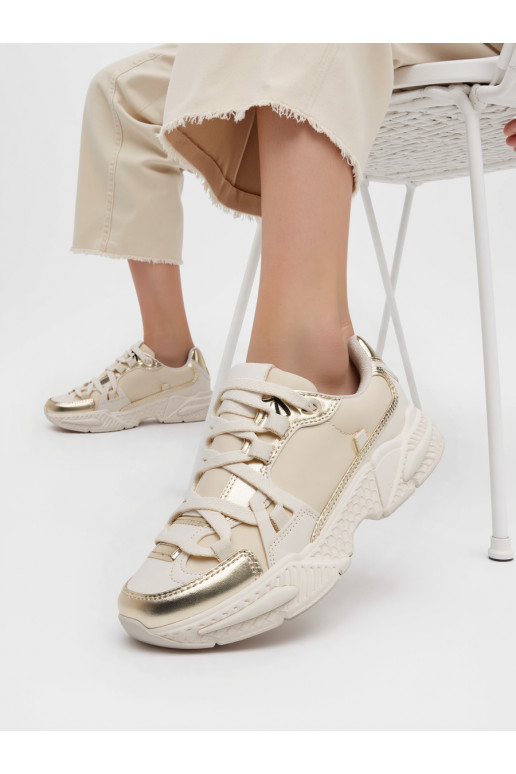 Moteriškos Sneakers modelio batai CELESTE Beige