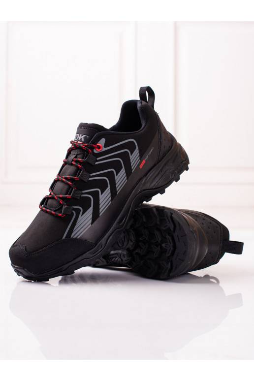 DK buty trekkingowe męskie z Softshellem juodos spalvos